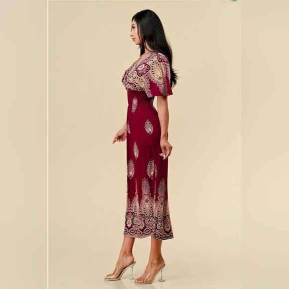 Printed Women's Dresses Size S/M - Picture 3 of 4